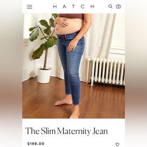 Hatch Slim Maternity Jean - 29